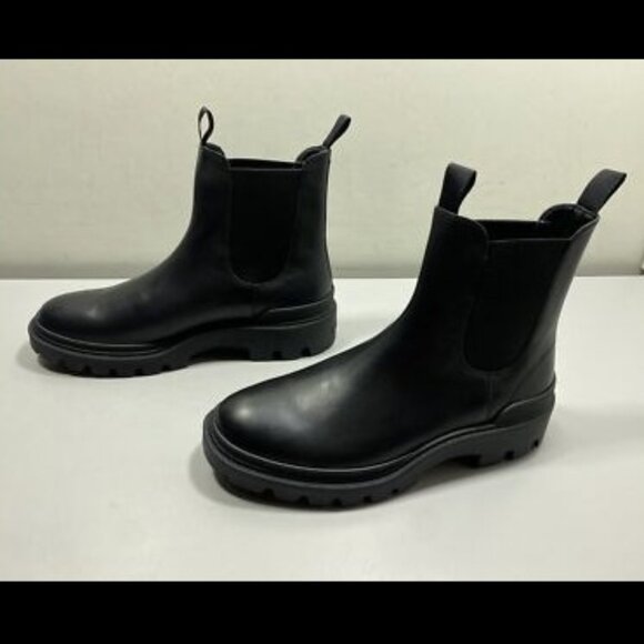 Coach Men’s Collin Chelsea Boots – Black Leather – Size 12D - Picture 1 of 1